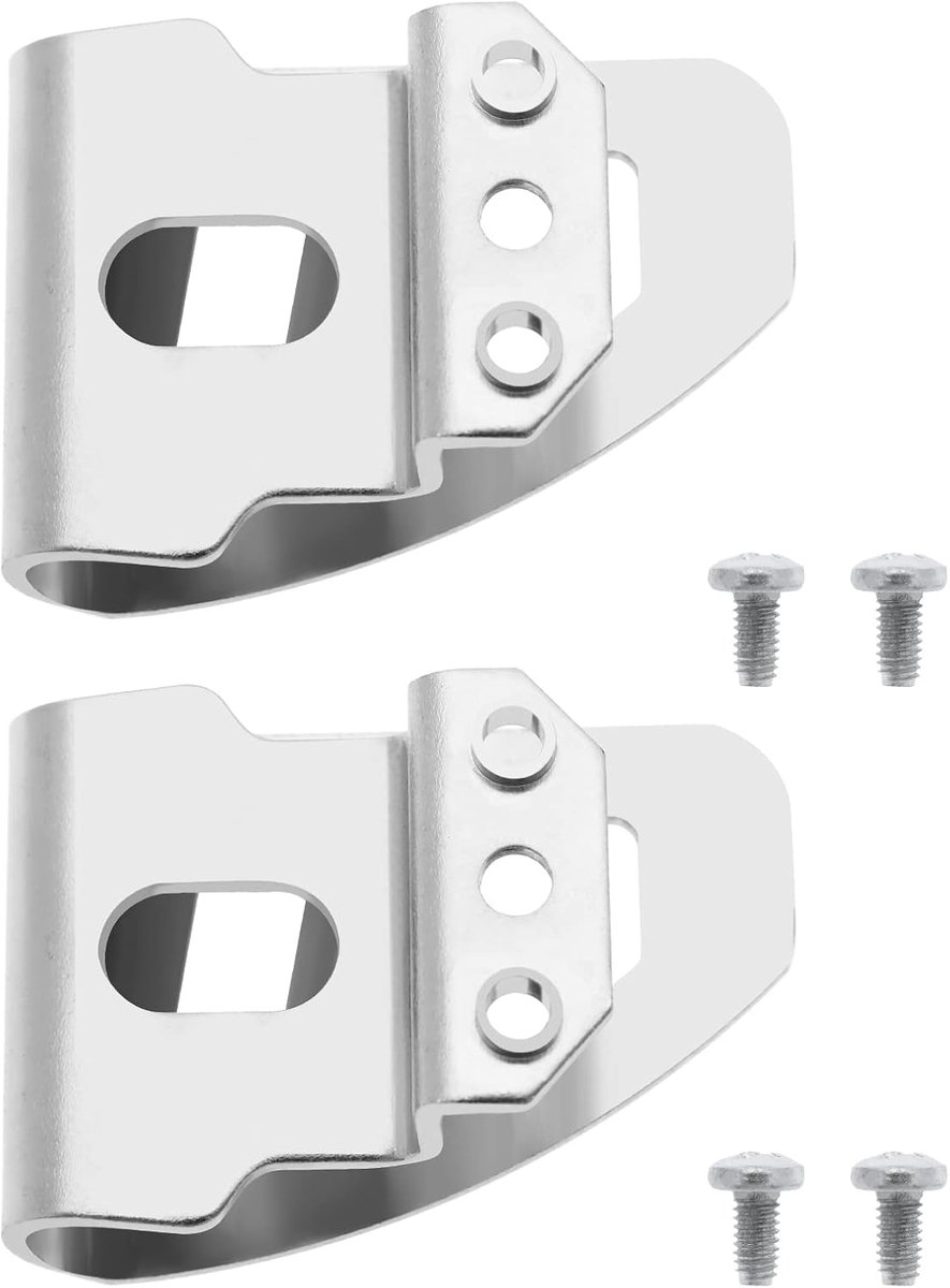 Belt Clip Hooks voor Milwaukee M18 Gereedschap - Pack van 2 - Robuust en duurzaam - Gemakkelijk te bevestigen - ShopVlot