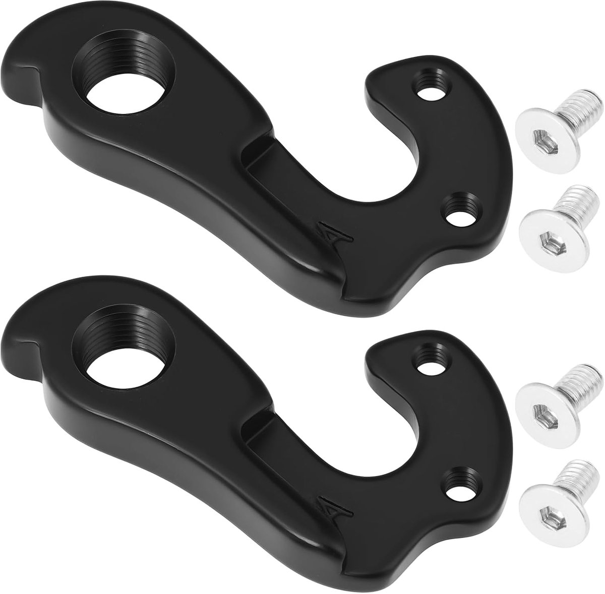 Achterderailleur hanger 2x zwart - vervang OEM CC045 - compatibel met Whyte 403 405 429 529 603 605 604 629 801 802 - ShopVlot