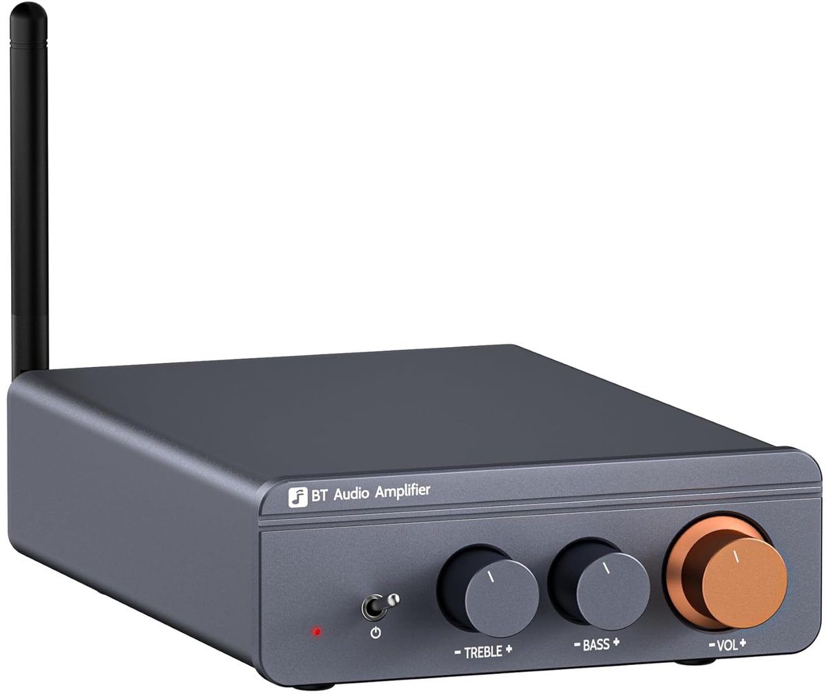Jancane Bluetooth 5.4 amplifier, 300W x2 Wireless mini amplifier home audio Stereo, TPA3255 2 Channel class d amp - ShopVlot