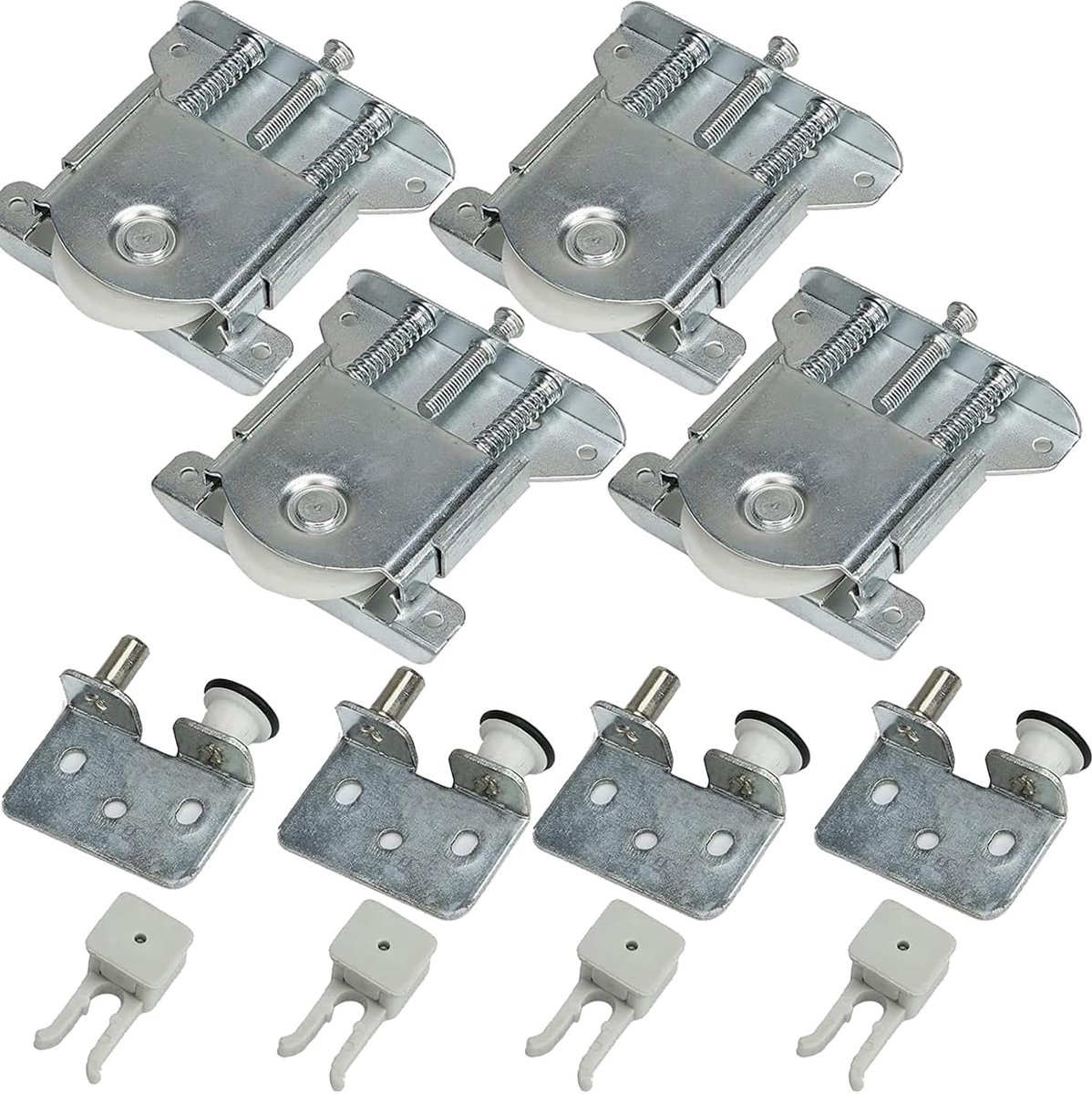 Sliding Door Wheels, Cabinet, Sliding Wheel Cabinet, Sliding Set for Wardrobe, Wheels, Replacement Roller Holder, Load - ShopVlot