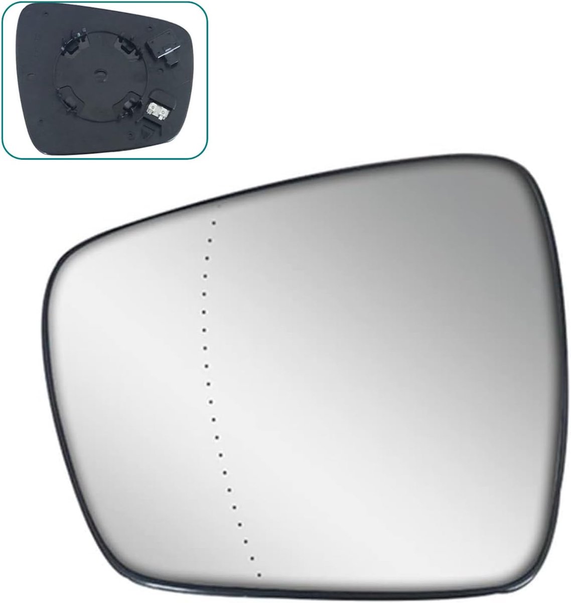Koleos 963665711R Left Door Mirror Ice Cream with Holder Compatible with Renault Kadjar Grand Scénic IV Espace V - ShopVlot