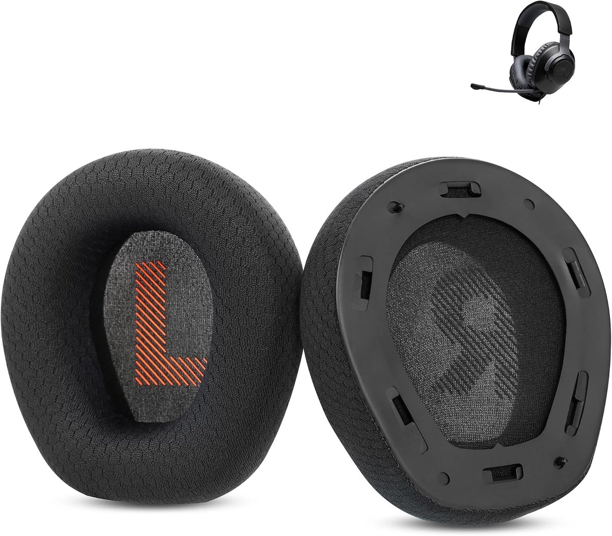 Replacement Ear Pads Compatible with JBL Quantum 100/100X/100P/100M2 (Q100/Q100X/Q100P/Q100M2),Quantum 350 (Q350) - ShopVlot