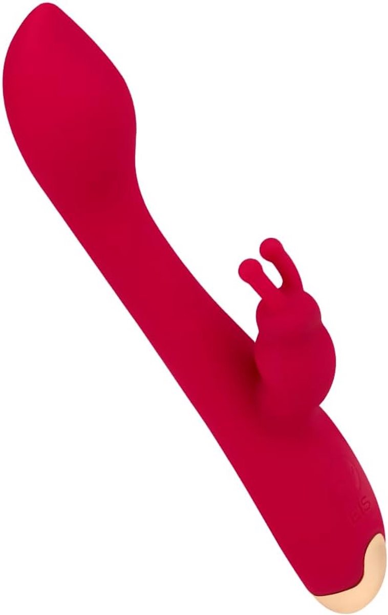 EIS, Vibrator, Natural Rabbit Silicone Vibrator, 21.5 cm, Waterproof, Rechargeable, 2 Motors with 10 Vibration - ShopVlot