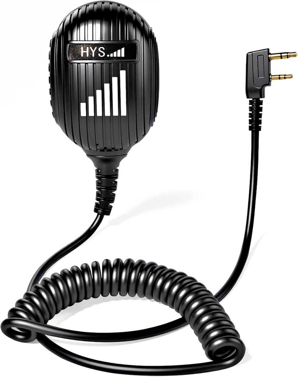 HYS Handheld Microphone Speaker Remote Control Shoulder Speaker Compatible with BaoFeng UV-5R UV-5RE BF-888S Retevis - ShopVlot