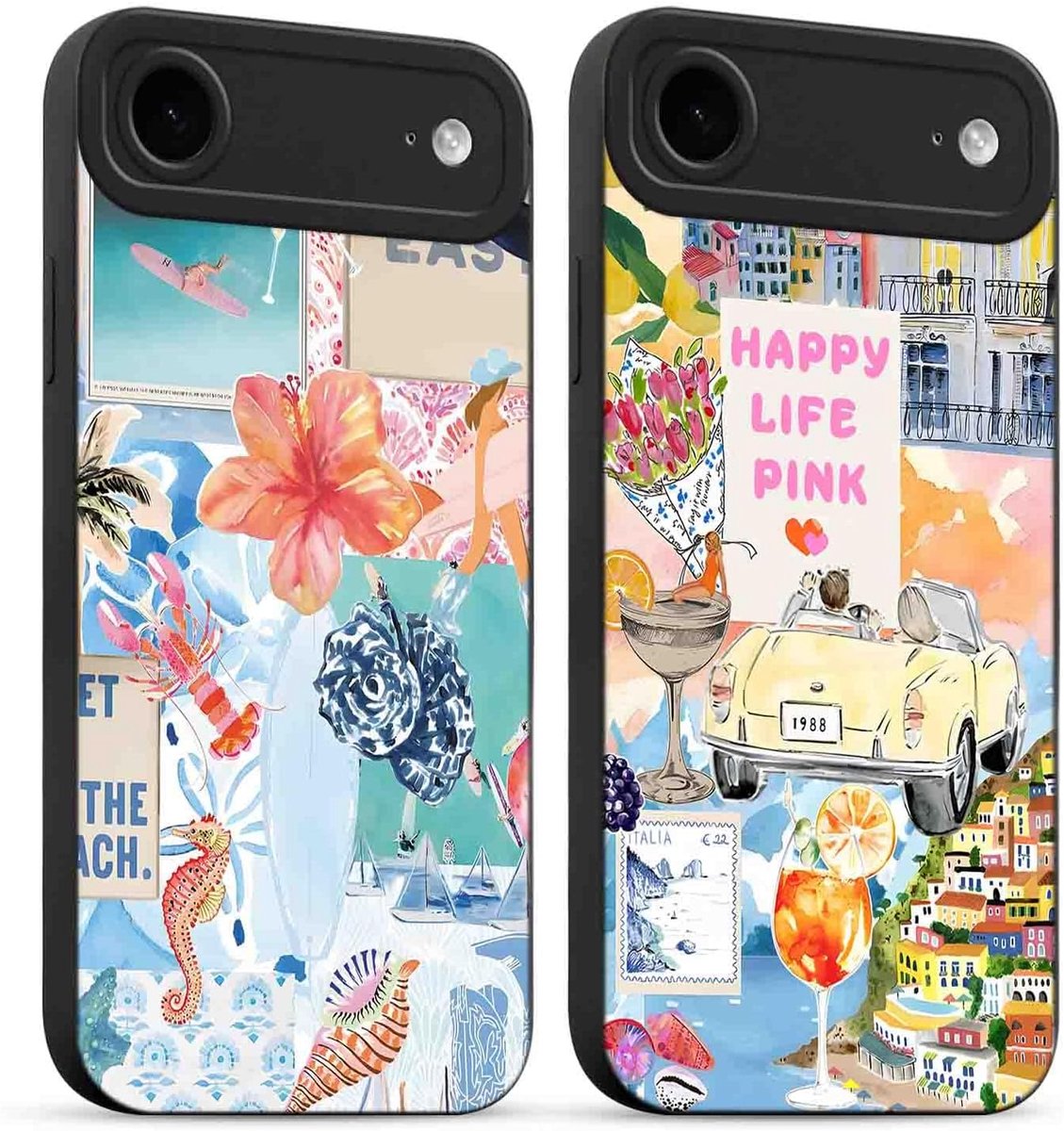 Mobiel Hoesje 17 Air 6.6 inch - Floral Patroon - Zacht TPU - Schokbestendig en Elegant - ShopVlot