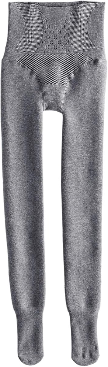 Dames winter thermoleggings hoge taille - katoen stretch - warm en fluffy - ideaal voor koude dagen - ShopVlot