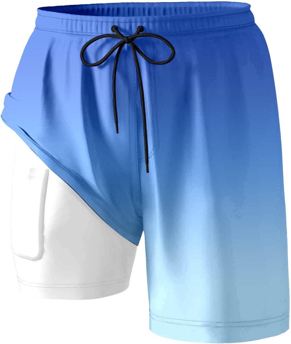 Zomershorts met dubbellaagse binnenvoering - praktische zijzakken - comfortabel voor op het strand - ShopVlot