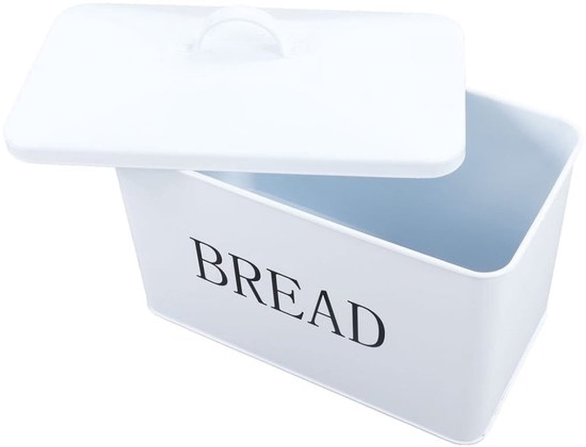 Brooddoos Duurzaam Metaal - Broodbewaarbox - Brooddoos voor Keuken - Grote Capaciteit - 355 x 175 x 275 mm - Houdt Versheid Behoudend - Broodcontainer