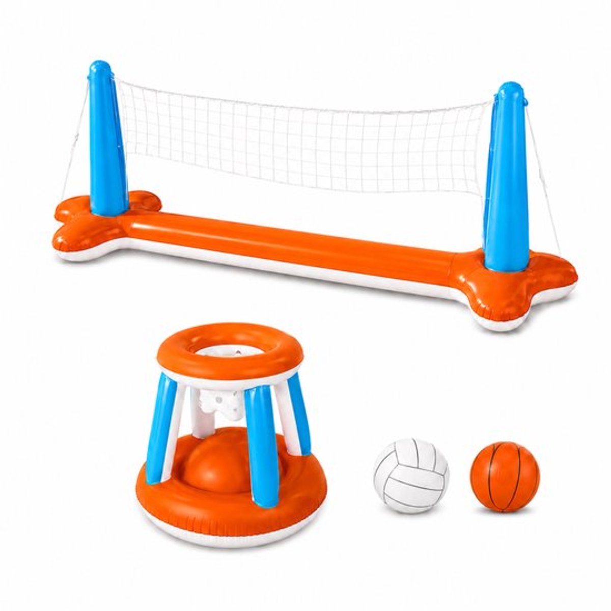 Atlasyx zwembad speelgoed - Waterspeelgoed - Zwembad accesoires - Waterpret - Opblaasbaar zwembadspeelgoed - 266 x 71 x 89 cm