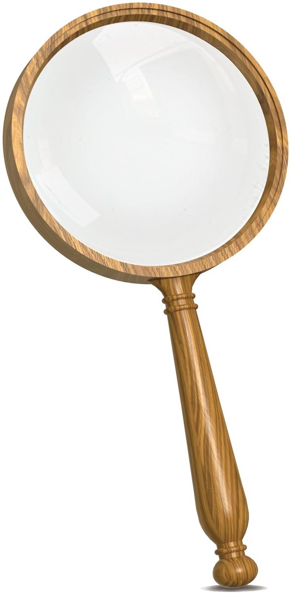 Solidchoice - Vintage Vergrootglas 10x voor Lezen en Inspectie