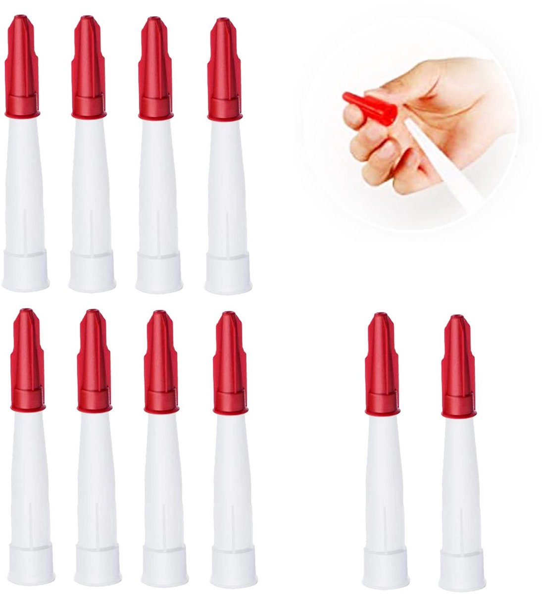 Solidchoice - Nozzle Kit voor Caulk en Toepassingen