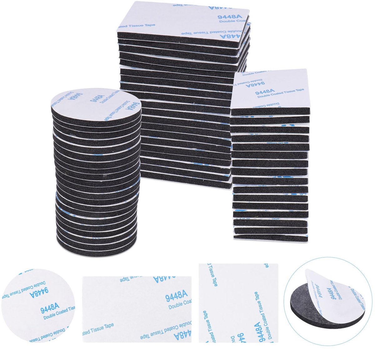 Solidchoice - 70 Stuks Dubbelzijdige Hechtingspads voor Diverse Toepassingen