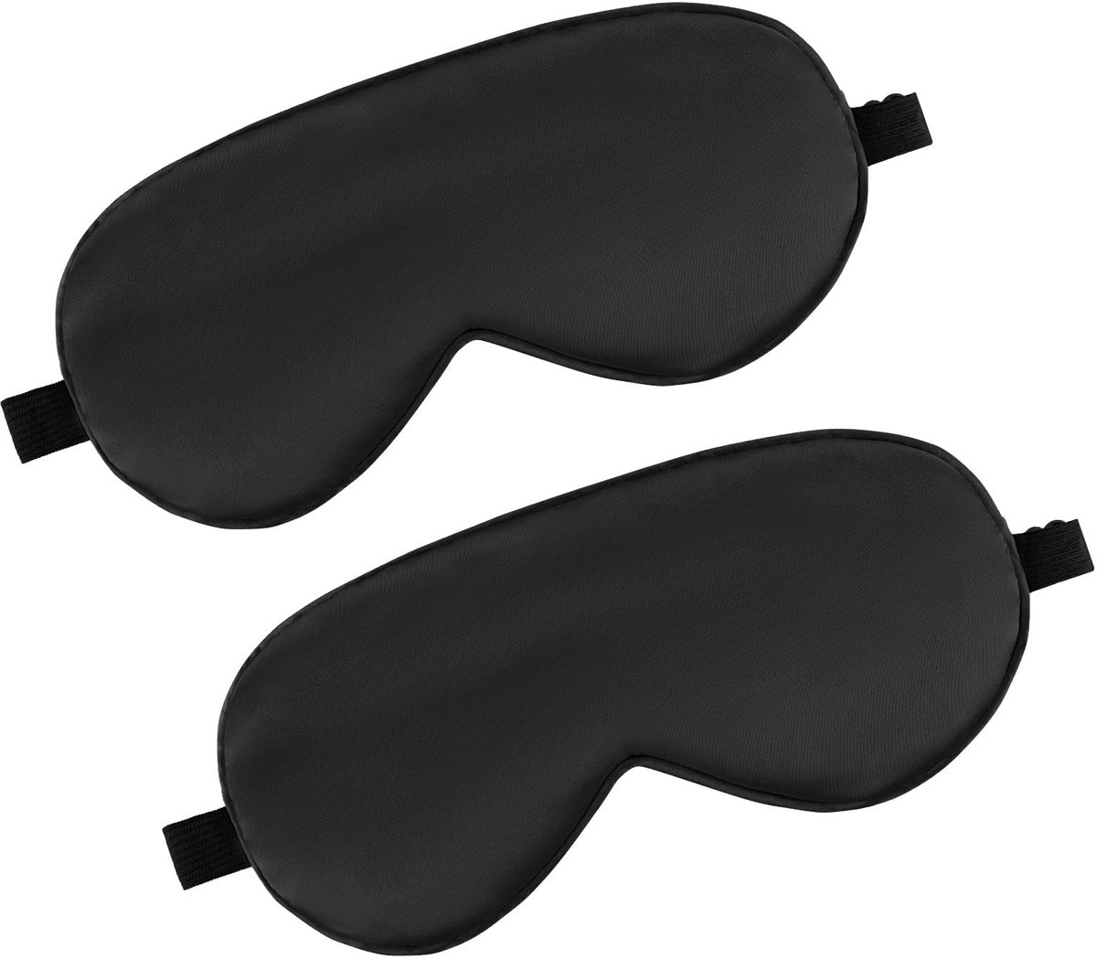 Solidchoice - Set van 2 Zijden Slaapmaskers voor Comfortabel Slapen