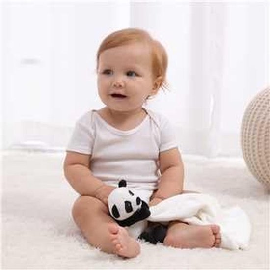 Zacht Knuffeldoek Panda Troostknuffel voor baby's - Comfortabel en Wasbaar van Merkloos — afbeelding 3