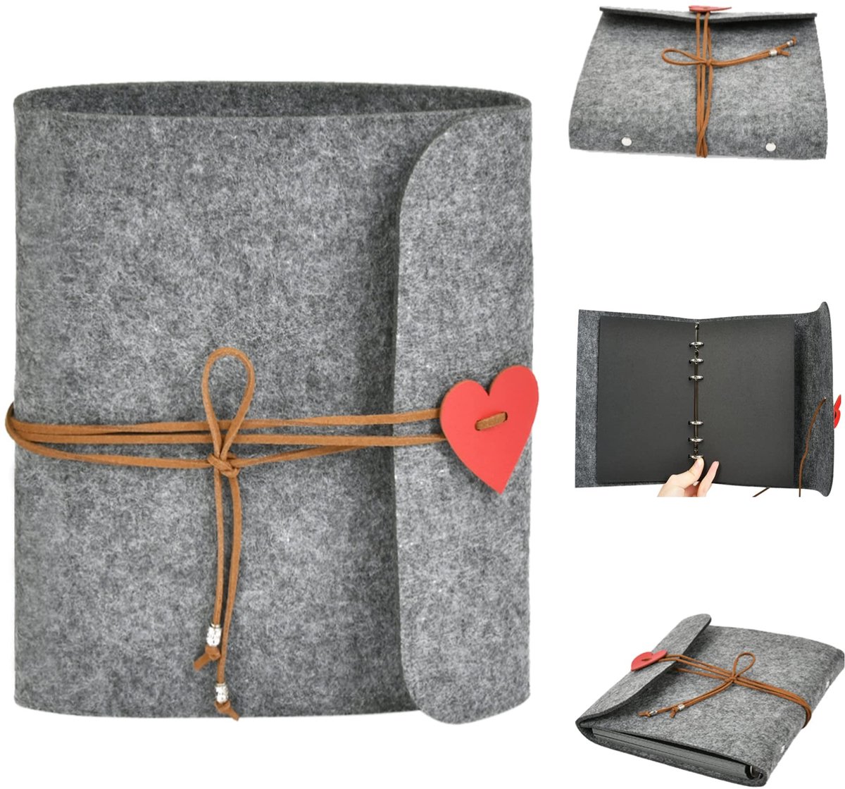 Solidchoice - DIY Vilt Foto Album voor Herinneringen en Scrapbooking