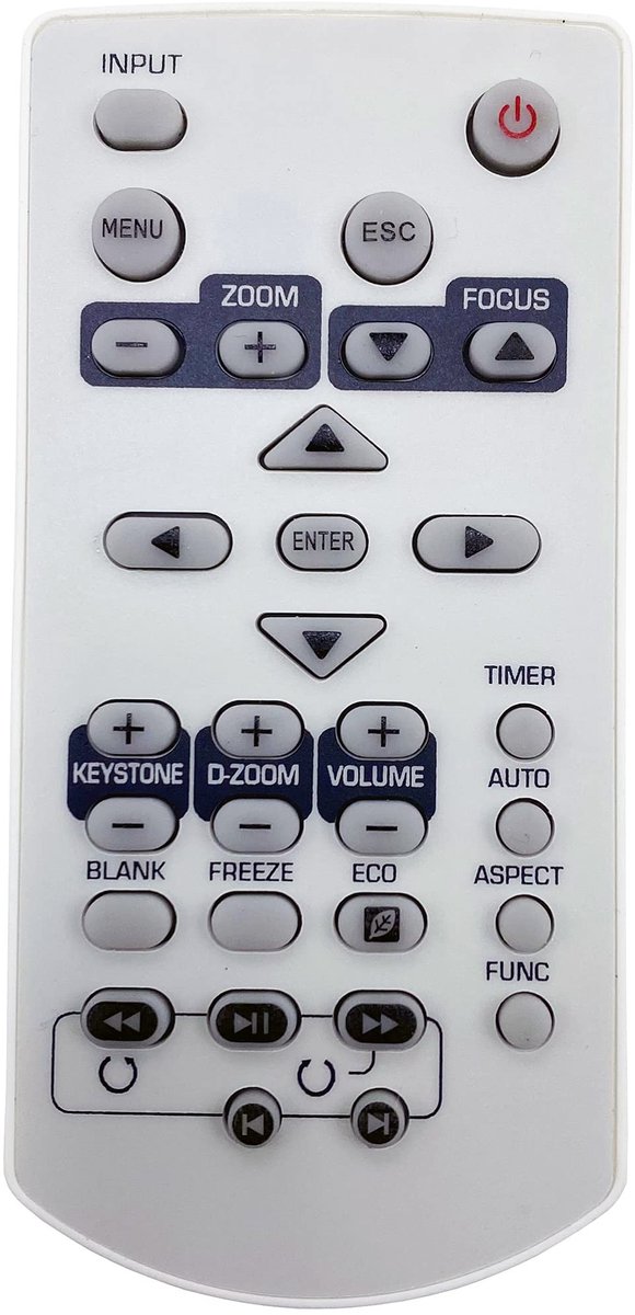 Solidchoice - Universele Afstandsbediening voor Casio Projectors