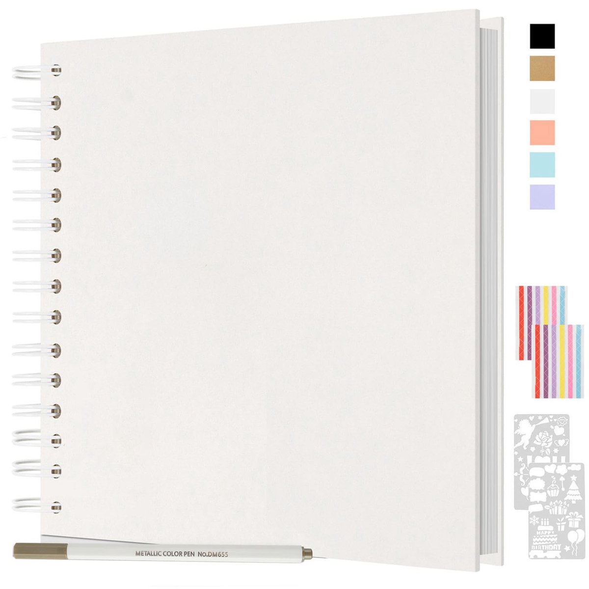 Solidchoice - DIY Hardcover Scrapbook 21x21cm met 40 Pagina's
