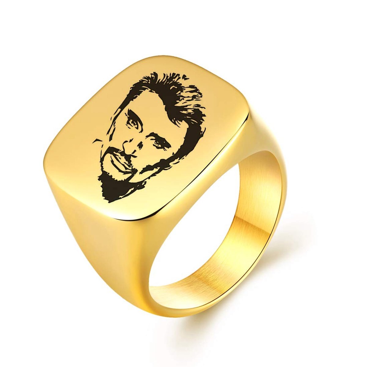 Solidchoice - Heren Ring in RVS met Zegel