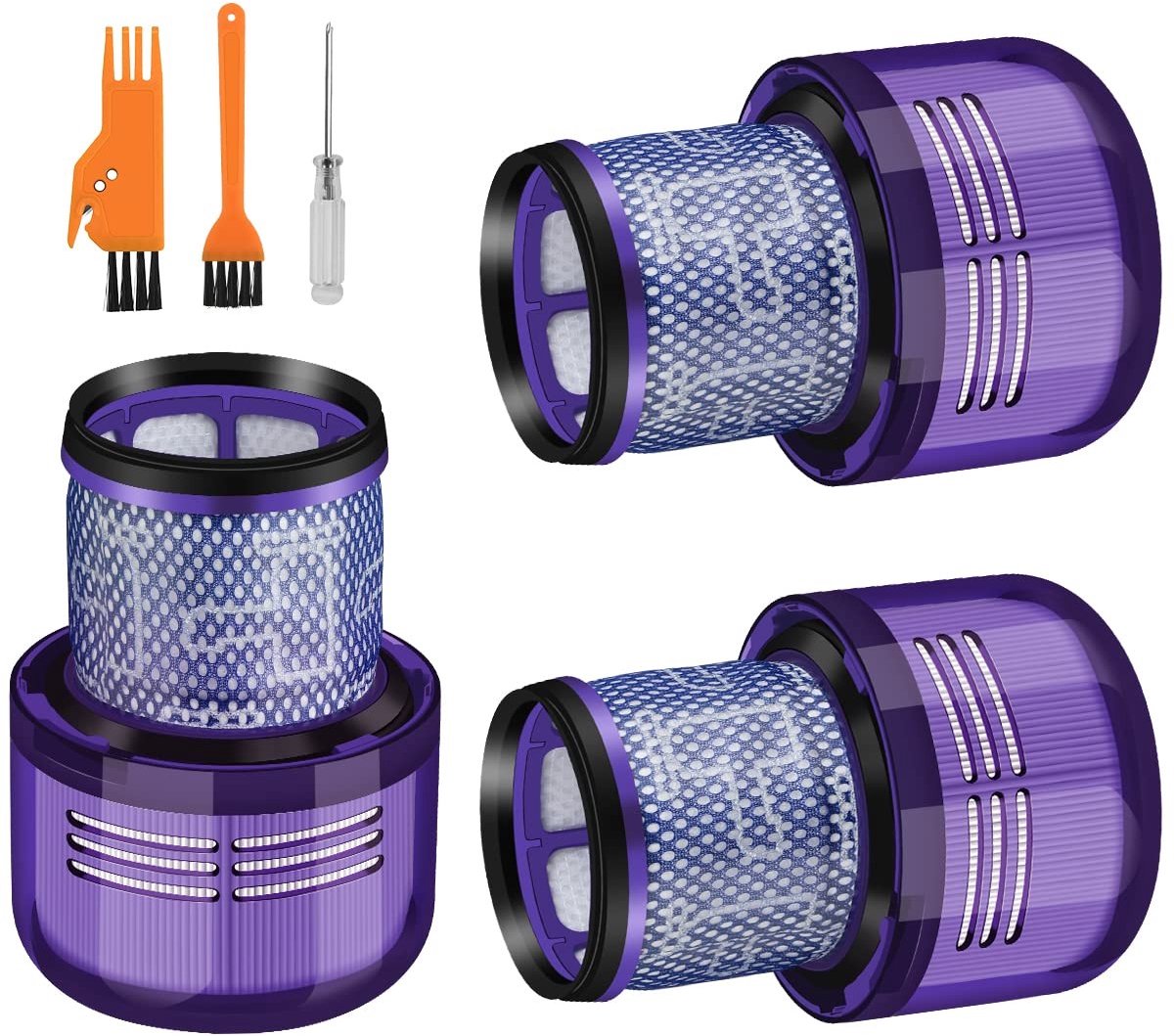 Solidchoice - Vervangfilters voor Dyson V11 en V15, 3 Stuks