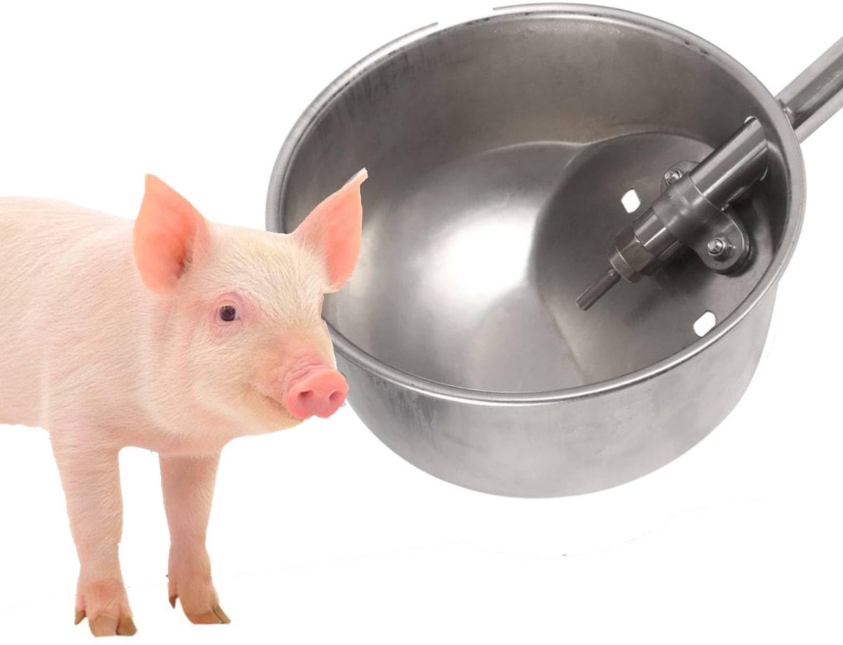 Solidchoice - Automatische RVS Waterbak voor Varkens en Schapen