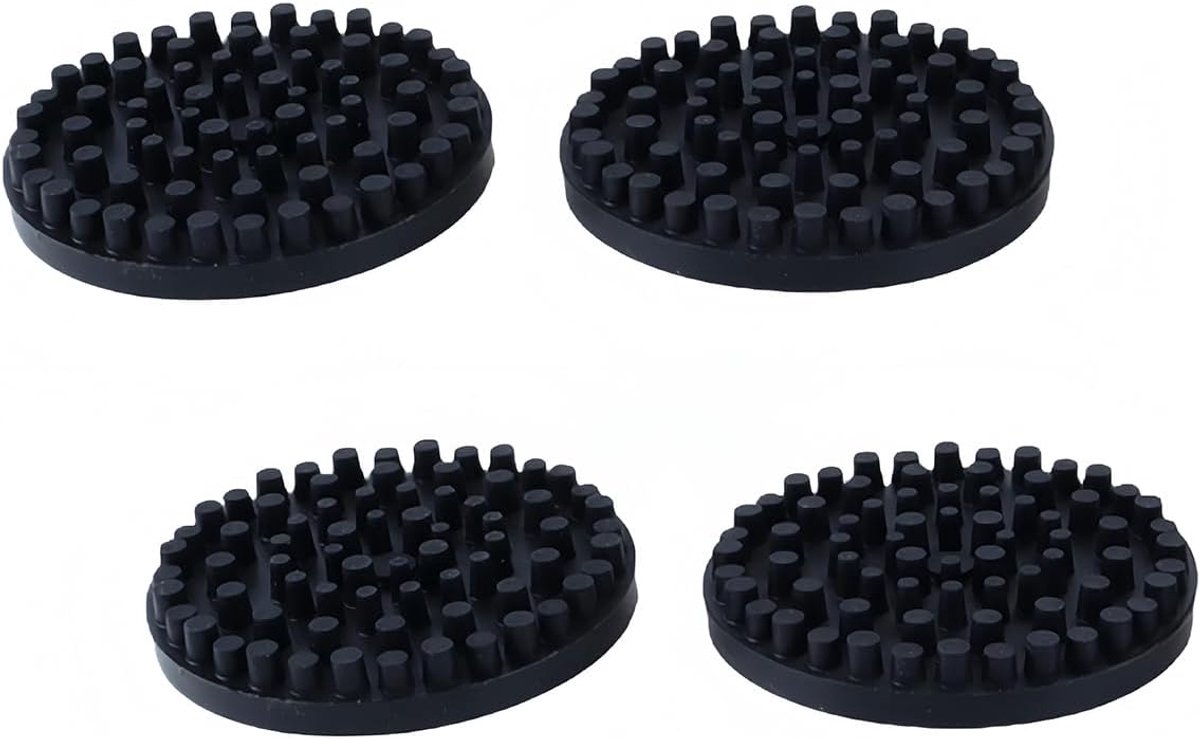 Siliconen platen speler isolatievoetjes - Vibratievrije pads - Geluidsverbetering - Voorkomt overslaan - ShopVlot