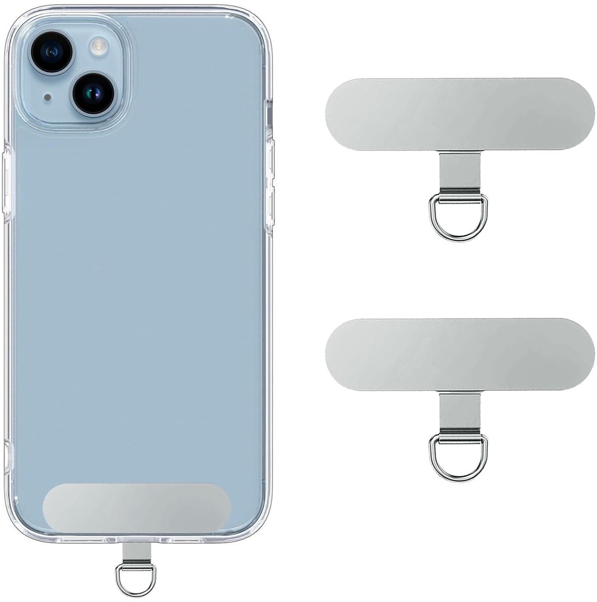 Solidchoice - Set van 2 Universele Telefoon Pads van RVS