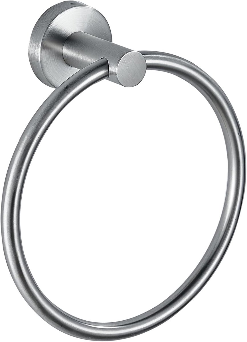 Handdoekring - Wandmontage - Roestvrij staal - Eenvoudige toegang tot handdoeken - ShopVlot