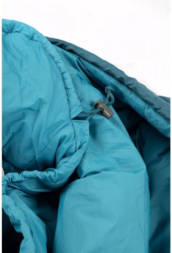 Lichtgewicht Slaapzak - Kampeerslaapzak Mummie - Buiten slapen - Thermische omhelzing - Max 190cm - Blauw — afbeelding 4