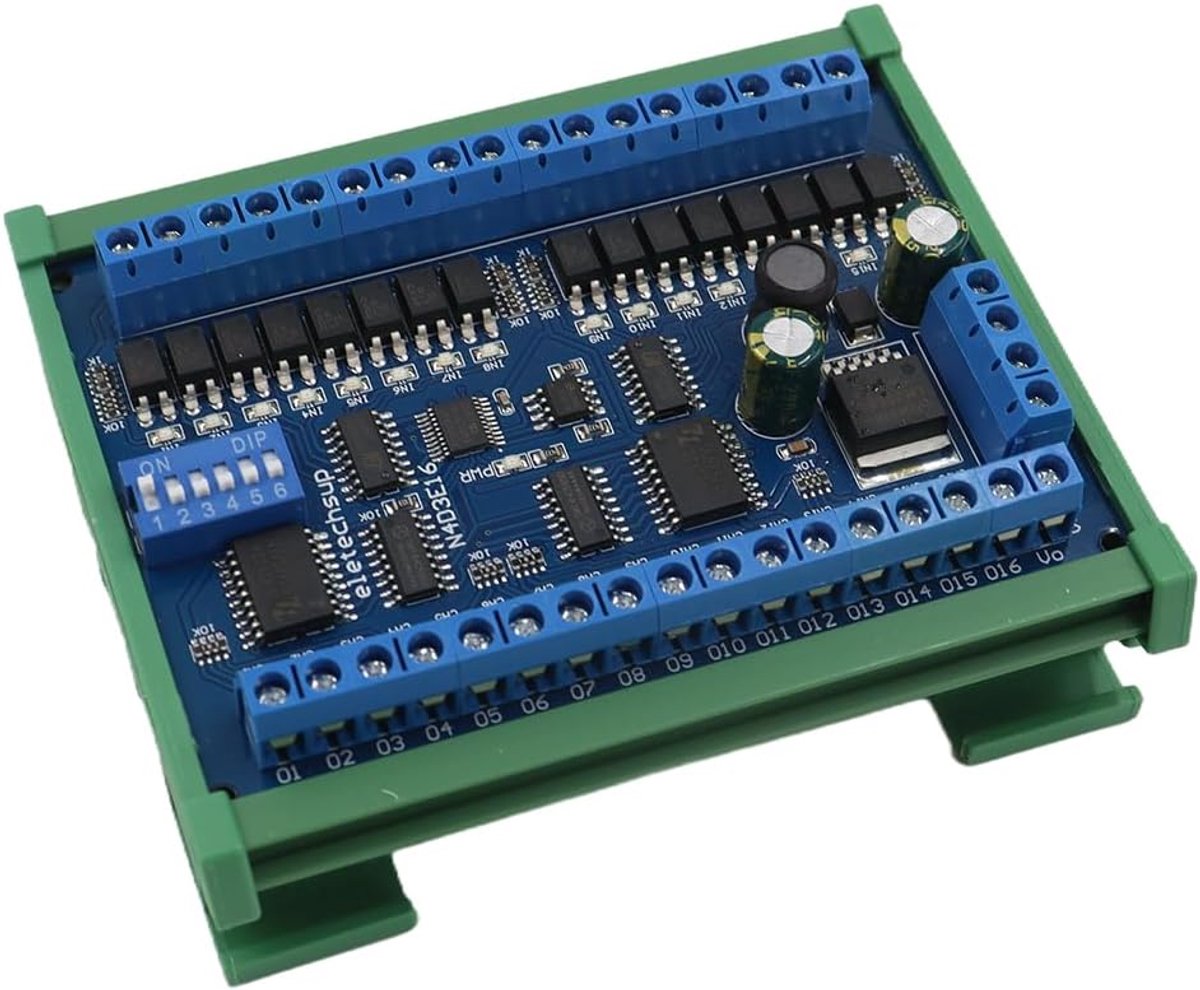 PLC uitbreidingskaart 16 in- en uitgangen - RS485 - multifunctioneel - afstandsbediening voor schakelen - ShopVlot