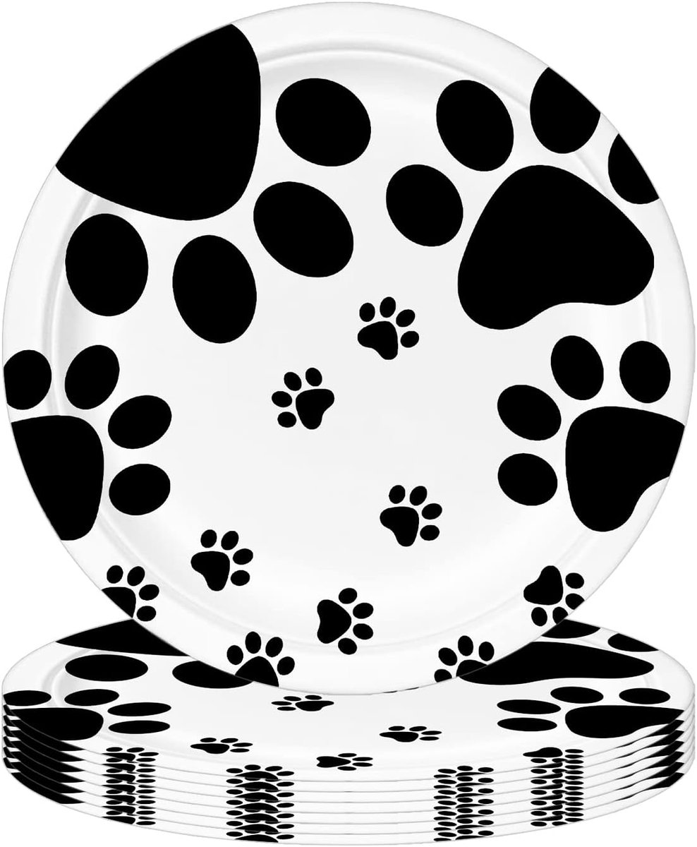 Papieren Borden 7 inch - Jungle Safari Dierenprint - Feestelijke Decoratie - Perfect voor Kinderfeestjes - ShopVlot