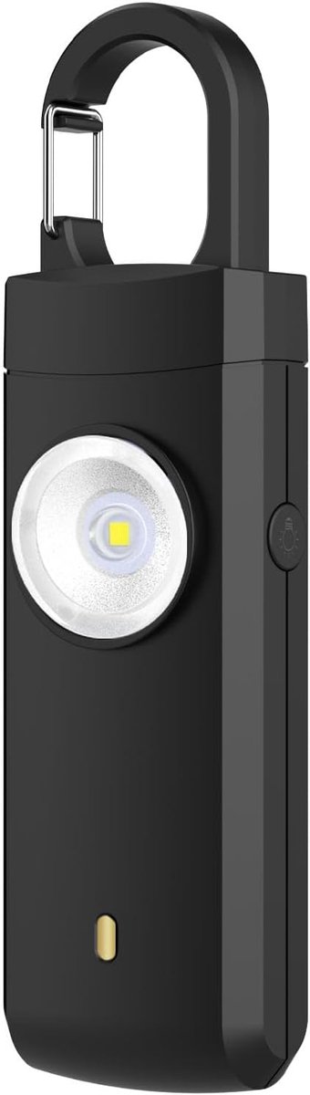 Persoonlijk beveiligingsalarm 130dB - Oplaadbaar - LED zaklamp - Ideaal voor zelfverdediging - ShopVlot