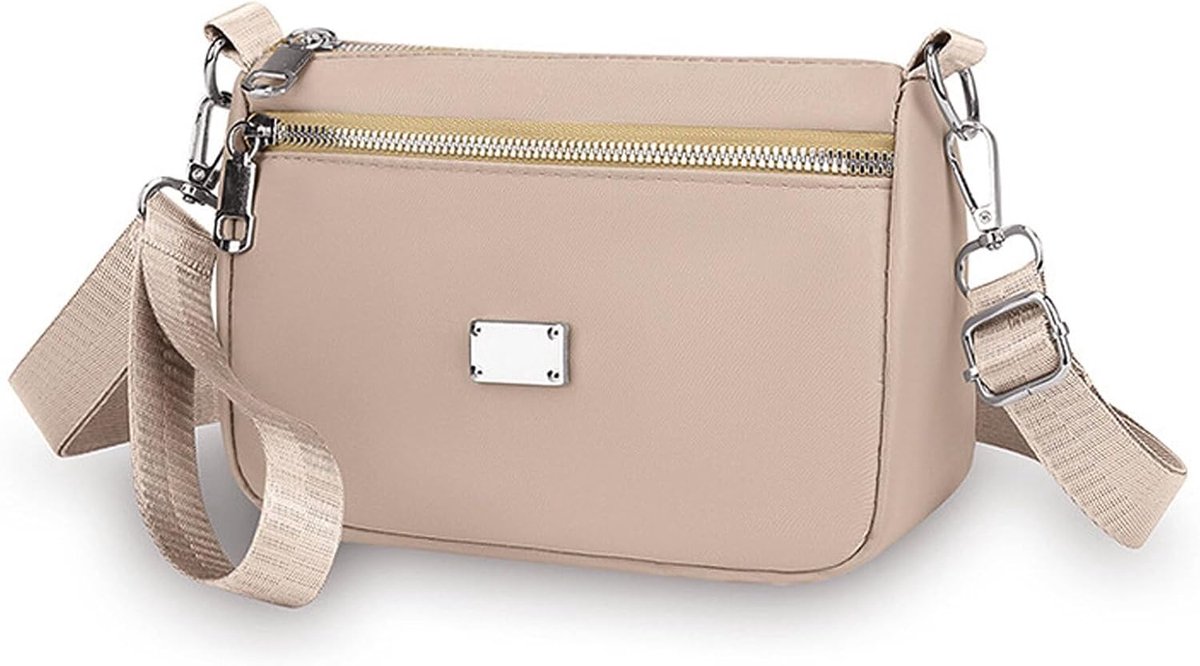 Handtas dames - waterdicht nylon - schoudertas met 2 riemen - ideaal voor dagelijks gebruik - ShopVlot