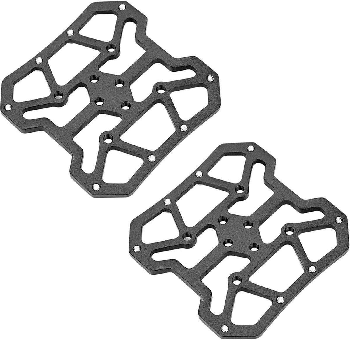 1 Pair Bicycle Pedal Adapter, Aluminum Snap Pedal Adapter, Easy To Install Pedal Platform Adapters for SPD 9 X 9 Cm - ShopVlot