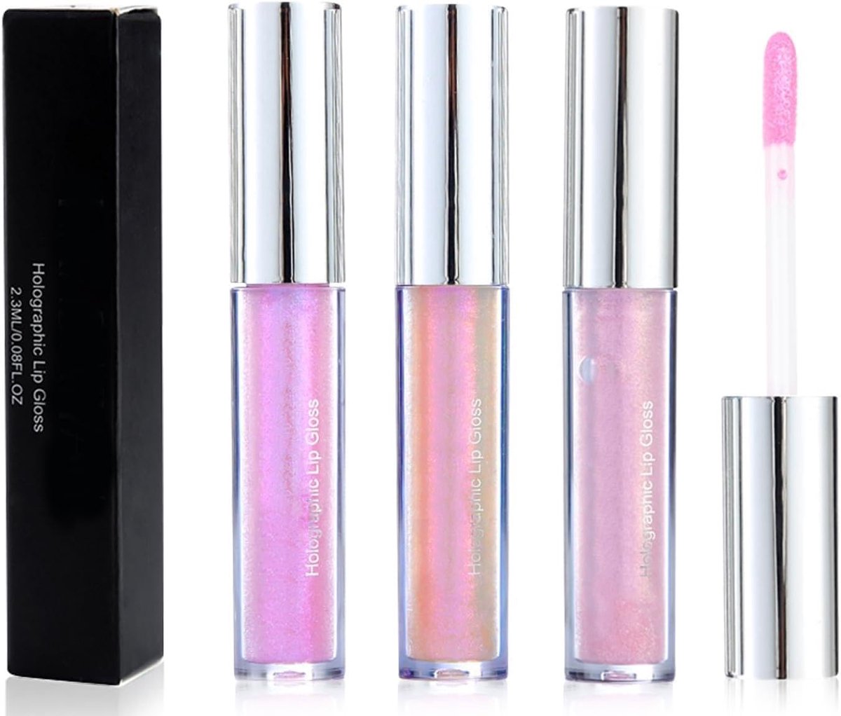 Glitter Lippenstift Set - 3 Kleuren - Metallic Shimmer - Creëer een sexy look - ShopVlot