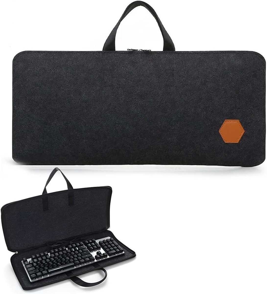 Toetsenbordhoes 37 x 17 cm - Universele Beschermhoes van Vilt - Schokbestendig en Stofdicht - ShopVlot