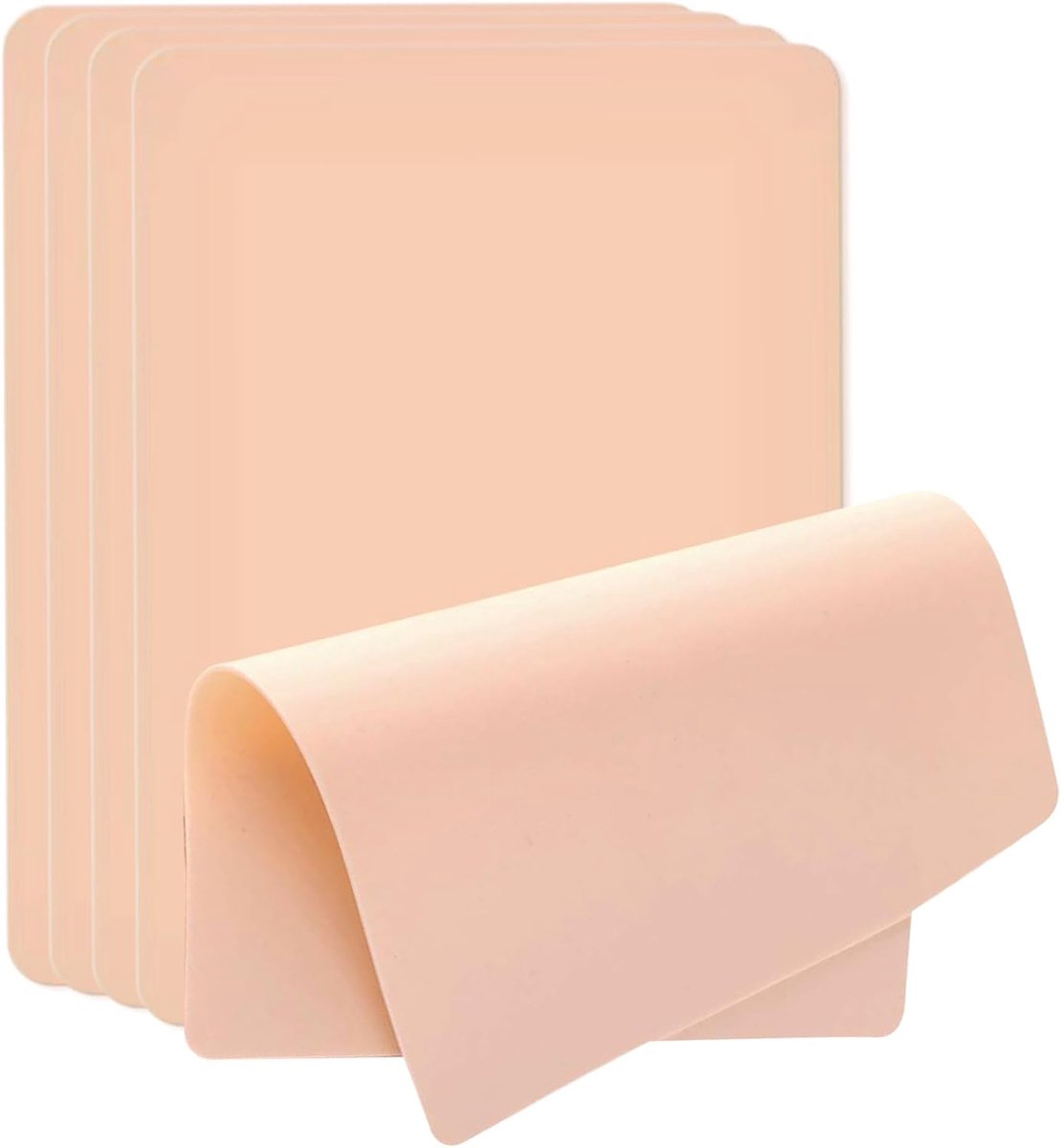 Tattoo oefenhuid 19 x 14 cm - 5 stuks - dubbelzijdig - ideaal voor beginners - ShopVlot