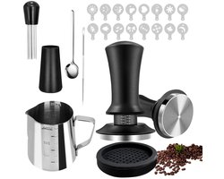 Solidchoice - 22-Delige Espresso Tamper Set met Accessoires