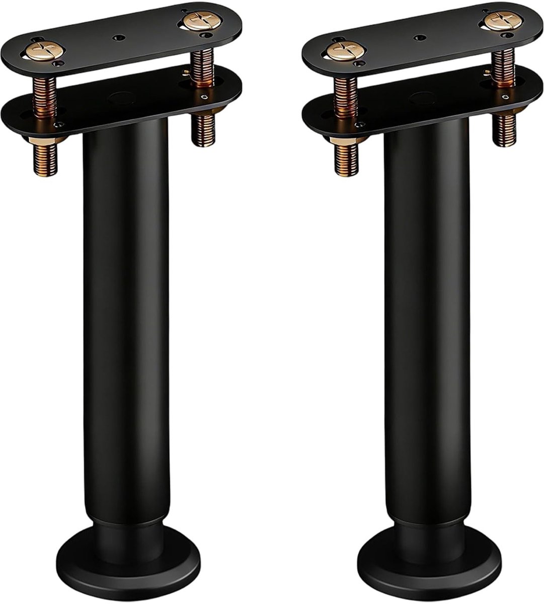 Solidchoice - Verstelbare Bedpoot Set van 2 voor Slechts 25-42 cm Hoogte