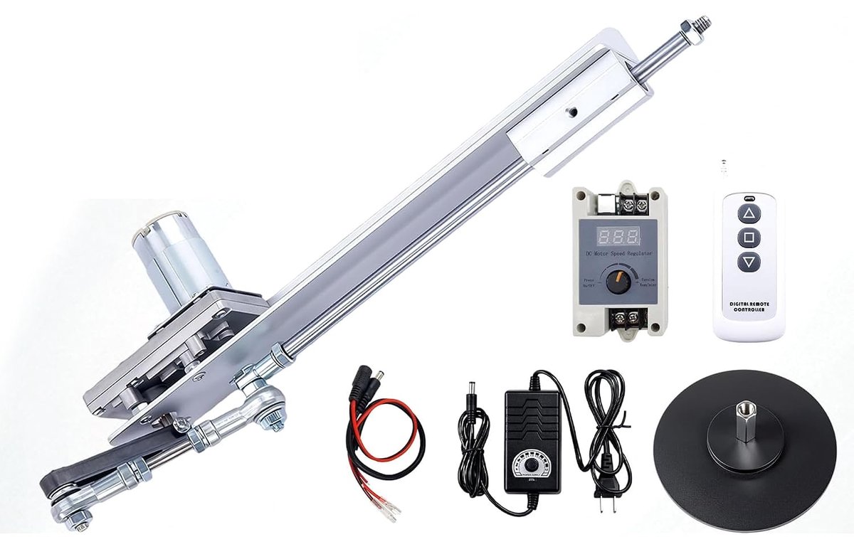 Alternatieve lineaire aandrijving, lineaire motor 24 V DC, 120 rpm, 220 V, slagweg verstelbaar van 30 tot 150 mm - ShopVlot
