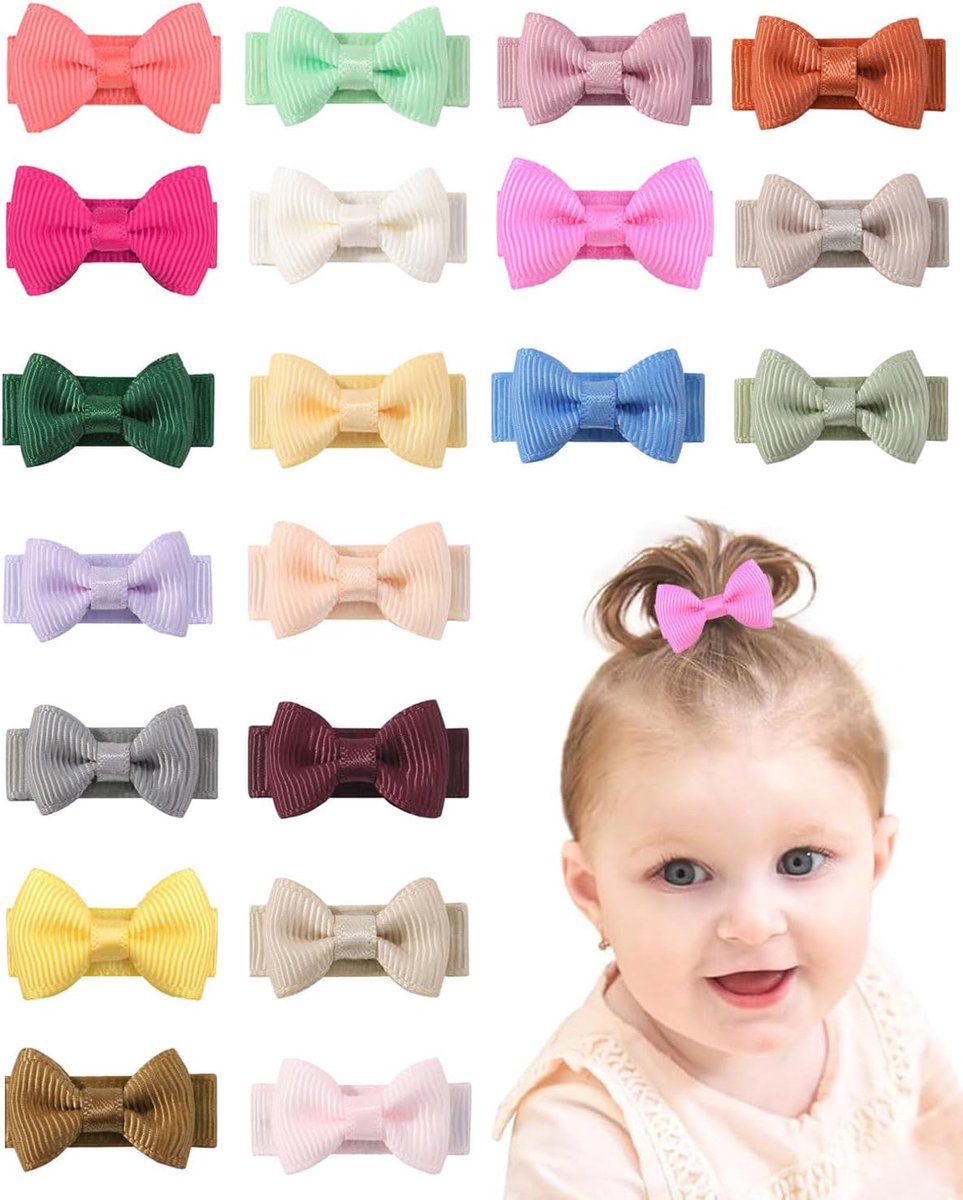 DAFNE 20 Stück Hairspangen Mädchen,haarschmuck mädchen,1,2 Zom (3CM) haarklammer slipe hair clips children's - ShopVlot