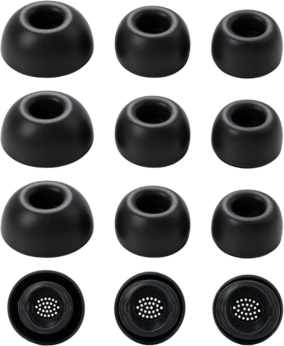 6 paar in-ear oordopjes van vloeibare siliconen, zacht grijs (S/M/L), passieve geluidsisolatie en comfort voor sport - ShopVlot