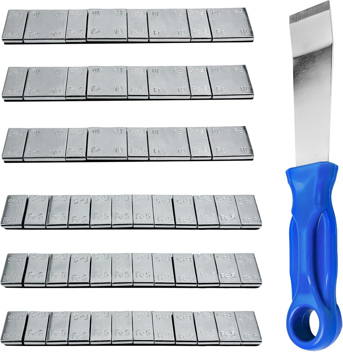 360 g Balancing Weights, 5 g + 10 g, 5 g x 12 Tire Balancing Weights, Car Tire Balancing Kit, Professional Wheel - ShopVlot