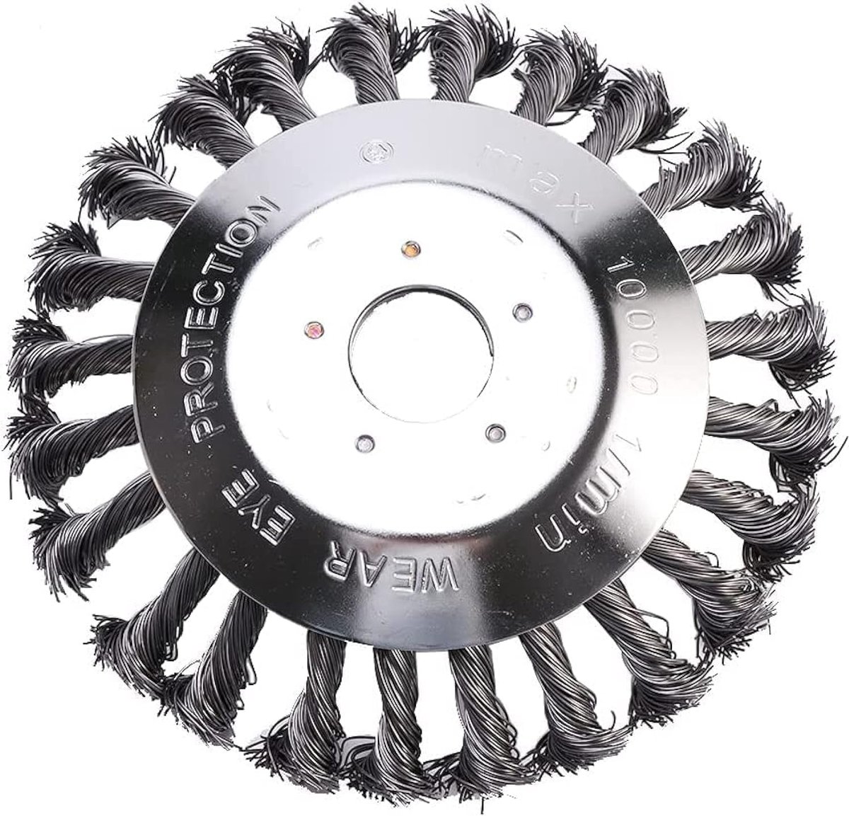 Draadborstel voor bosmaaier, roterende borstel 6/8 inch, snijkop van staaldraad, diameter 150 mm/200 mm, binnengat - ShopVlot