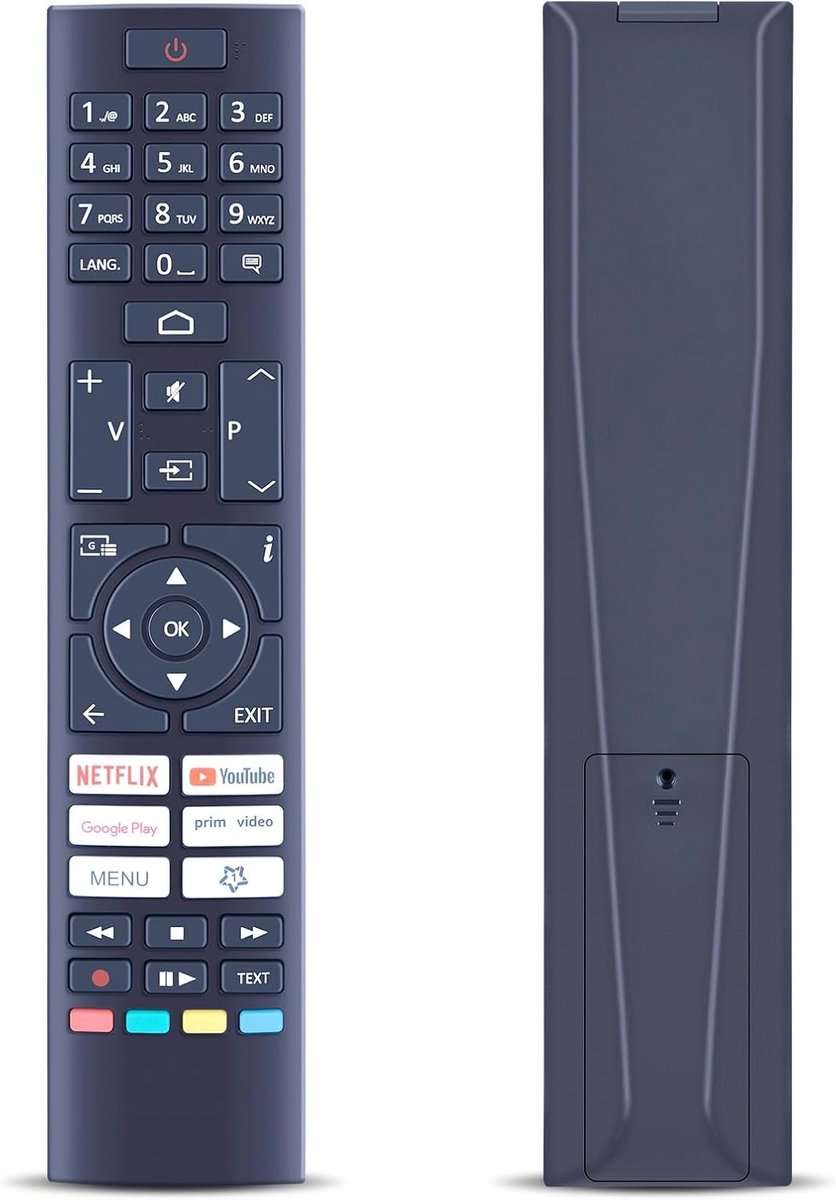 Nue Vervangende afstandsbediening compatibel met JVC Android Smart TV LT-24VAH3455 LT-32VAF3255 LT-32VAH3355 - ShopVlot