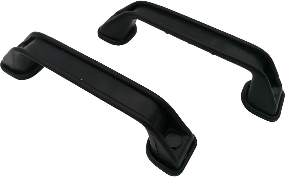 CR-MOESANCO Set of 2 Handles for Trailer, Caravan or Boat, Furniture Handle Set (Black) - ShopVlot