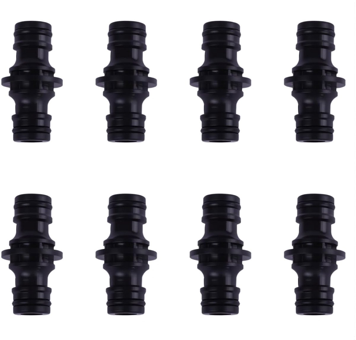 8 stuks tuinslangaansluiting 1/2 inch, irrigatieaansluiting voor veilige verbinding van tuinslangen, onderdelen en - ShopVlot