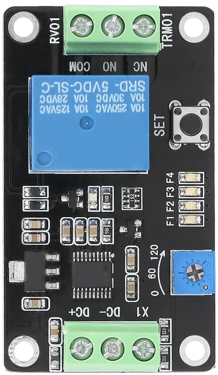 Watris Veiyi Time relay 5 V, delay time relay, self-locking relay, super 555 timer DC, self-delay and relaxation delay - ShopVlot