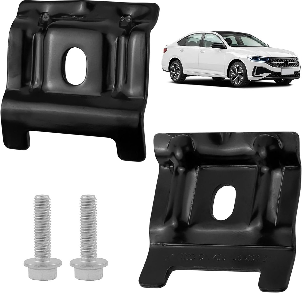 Pack of 2 Battery Holder Clips, Battery Holder with Screw, Metal Holder Holder, Clamp Strip Battery Holder, Car - ShopVlot