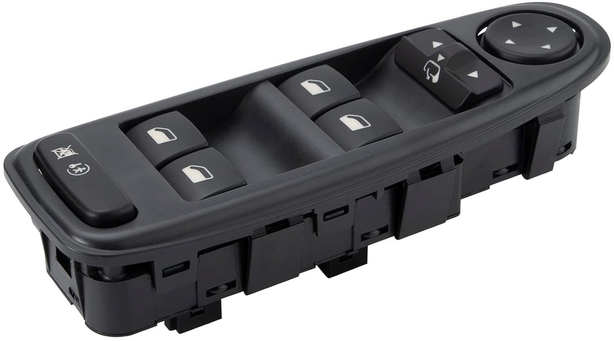 Window Control Panel 6554.YH Master Mirror Window Switch Button Left for C-itr0en C4 Grand Picass0 2004-2014 96639383ZD - ShopVlot