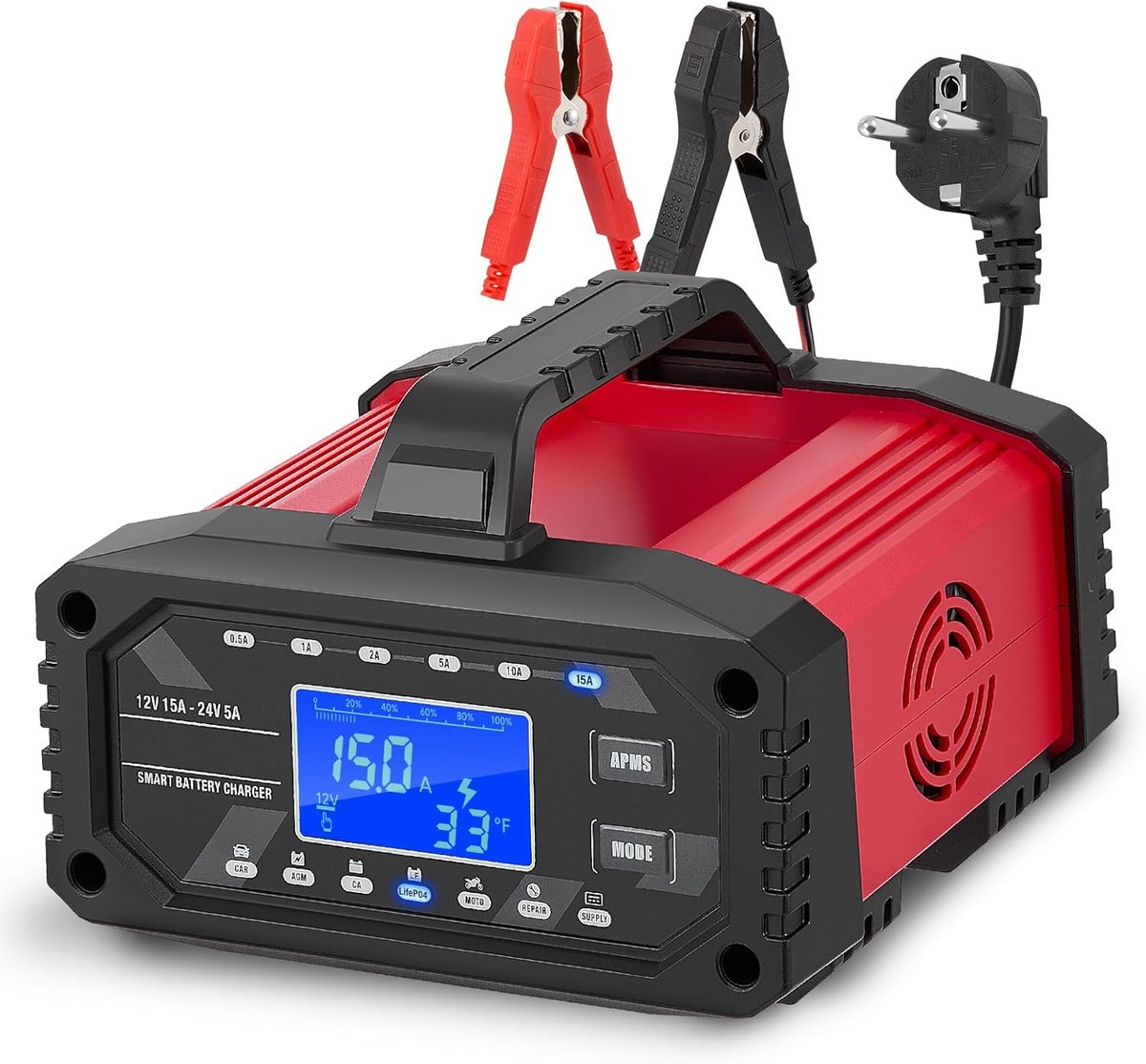 Battery charger 25A 12V/24V battery charger (15A) - ShopVlot
